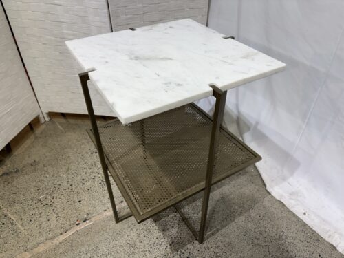 FOUR HANDS Marlow Olivia Open Nightstand with Marble Top