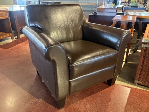 Dark Roast Brown Armchair