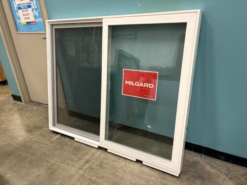 NEW! MILGARD 47x59 White Vinyl Horizontal Sliding Window