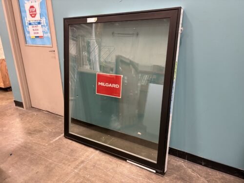 NEW! MILGARD 55x50 Black and White Vinyl Picture Window