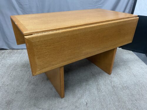 Solid Oak Handmade Drop Leaf Table