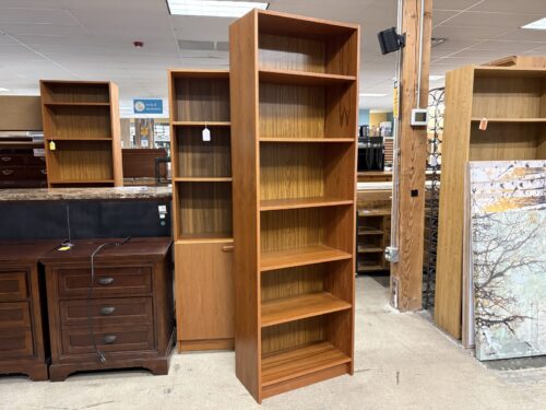 Vintage Danish Modern Teak 6-Shelf Bookcase