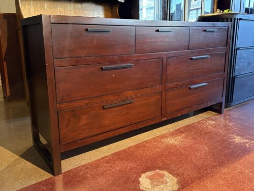 Dark Roast 7-Drawer Doublewide Dresser
