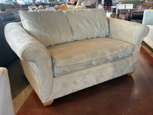 LA-Z-BOY Plush Pale Tan Loveseat