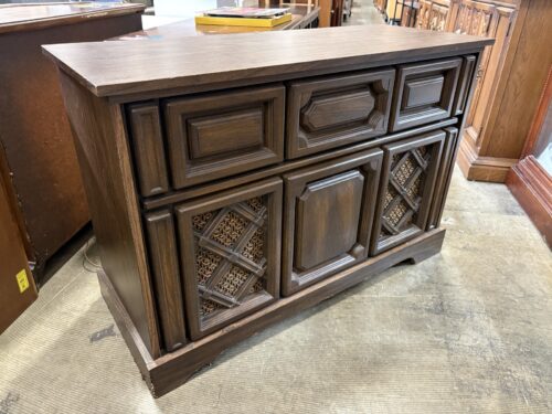 MONTGOMERY WARD Vintage 70's Airline Stereo Console Record Player Cabinet