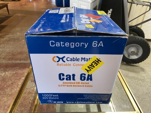 CABLE MATTERS CAT 6A Sheilded Network Cable, Bulk