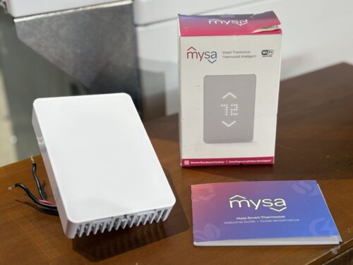 MYSA White Wi-Fi Thermostat Model # MYSABBV1-1