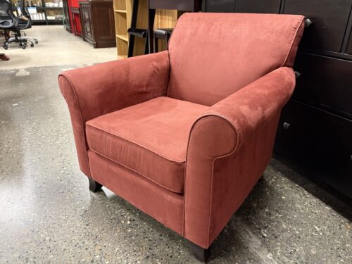 Brick Red Traditional Armchair