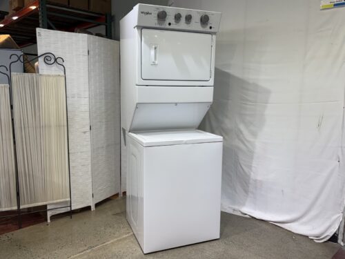 NEW! WHIRLPOOL 28" Electric Laundry Center Model # WET4027HW