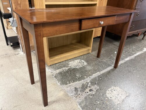 Dark Wooden Single Drawer Console Table