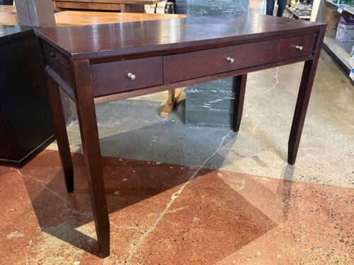 Espresso Brown Desk w/ Keyboard Drawer
