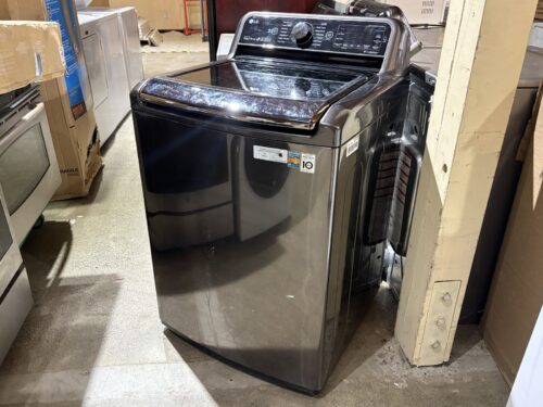 LG Black Top Load Washer Model # WT7600HKA