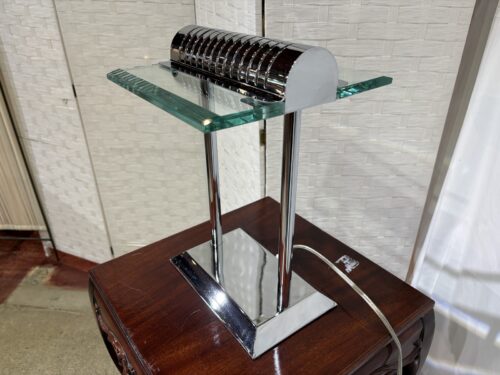Chrome Post Modern Glass Touch Lamp