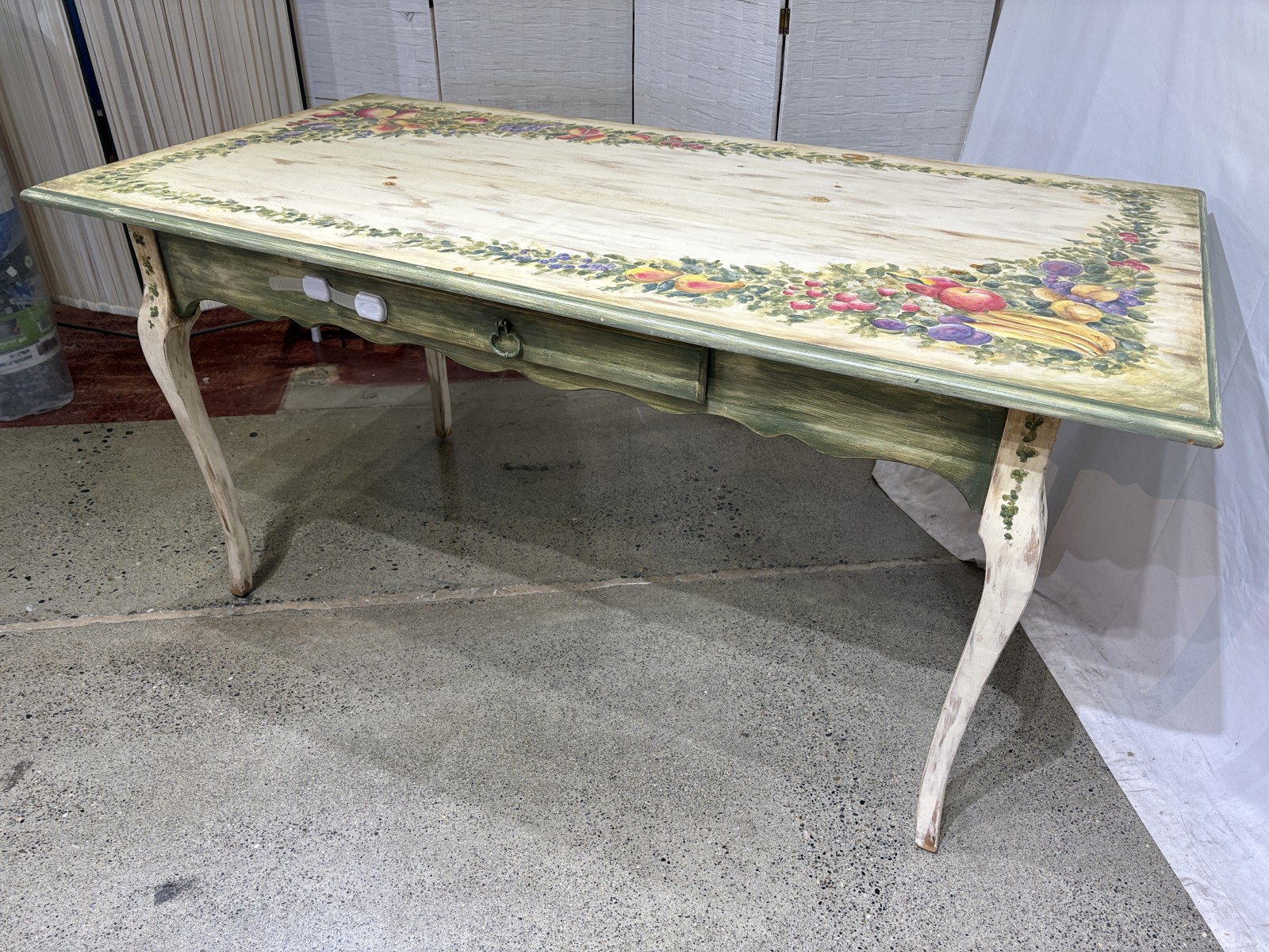 HABERSHAM Unique Hand Painted French Country Desk