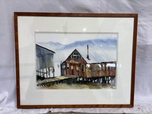 Framed Watercolor Painting by Sherri Bails