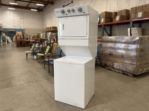 NEW! WHIRLPOOL White Electric Stacked Laundry Center with Affresh Cycle Model: WETLV27HW3