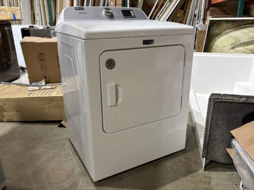 MAYTAG Top Load Electric Dryer w/ Moisture Sensing Model # MED6200KW0