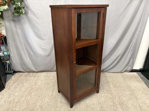 WORLD MARKET Transitional Glass Door Curio Cabinet