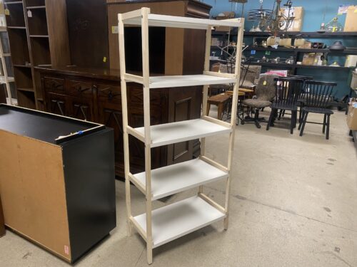 IKEA Ekenabben White & Light Wood 5-Tier Shelf