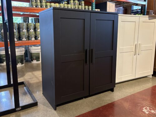 IKEA Brimnes Adjustable Shelf Cabinet w/ Doors - Black