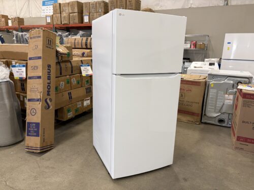 LG White 30" Top-Freezer Refrigerator Model # LTCS20020W