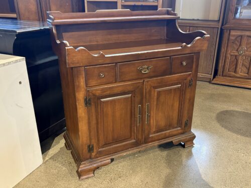 Old School Wide Drawer Dry Sink/Washstand Cabinet