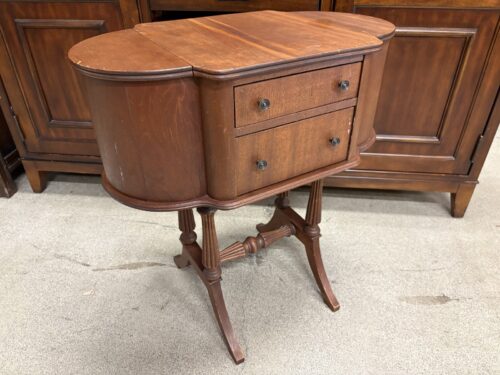 Vintage Martha Washington Style Sewing Cabinet