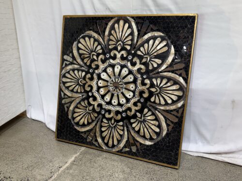 Mirrored Mandala Mosaic Wall Art