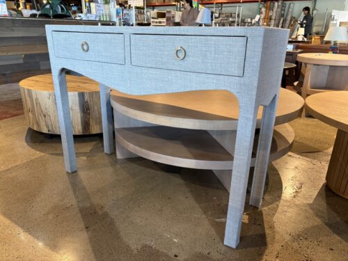 Lillian August Fabric Console Table