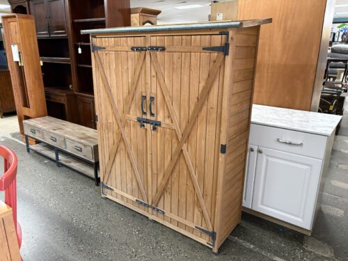 Outdoor Farmhouse Storage Shed