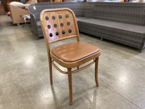 Polish Design Bent Beech Wood Chair with Unique Backrest