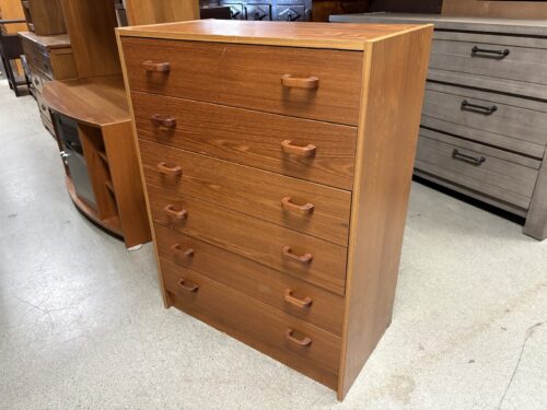 MCM Style 6-Drawer Tallboy Dresser