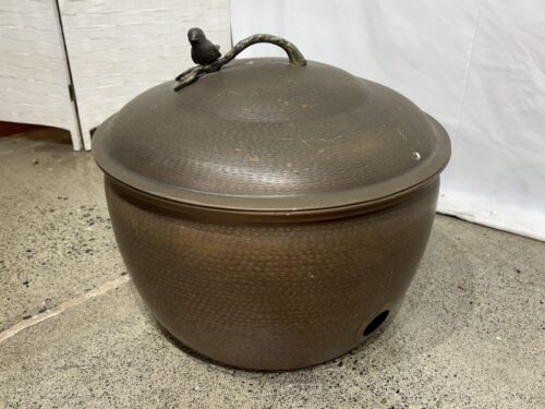 Mullally Copper Hose Pot w/ Bird & Branch Handle