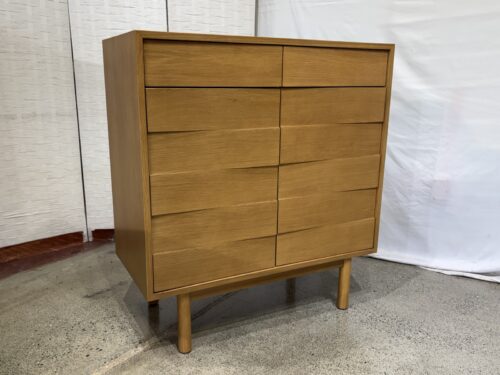 NEW! ARTICLE Merto 33" 2-Drawer Cabinet - Natural Oak
