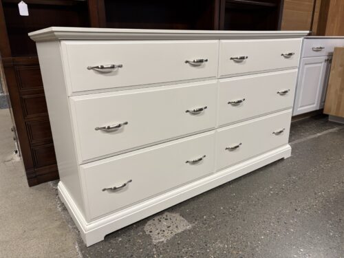 IKEA Birkeland White 6-Drawer Low Dresser