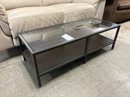 IKEA Vittsjo Glass Top Rectangular Coffee Table