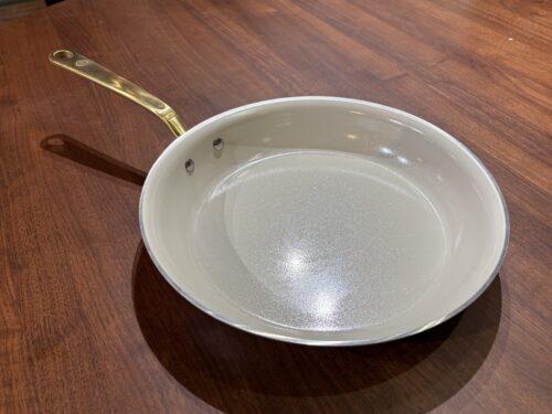 MADE IN 12" CeramiClad Nonstick Frying Pan w/ Gold Handle