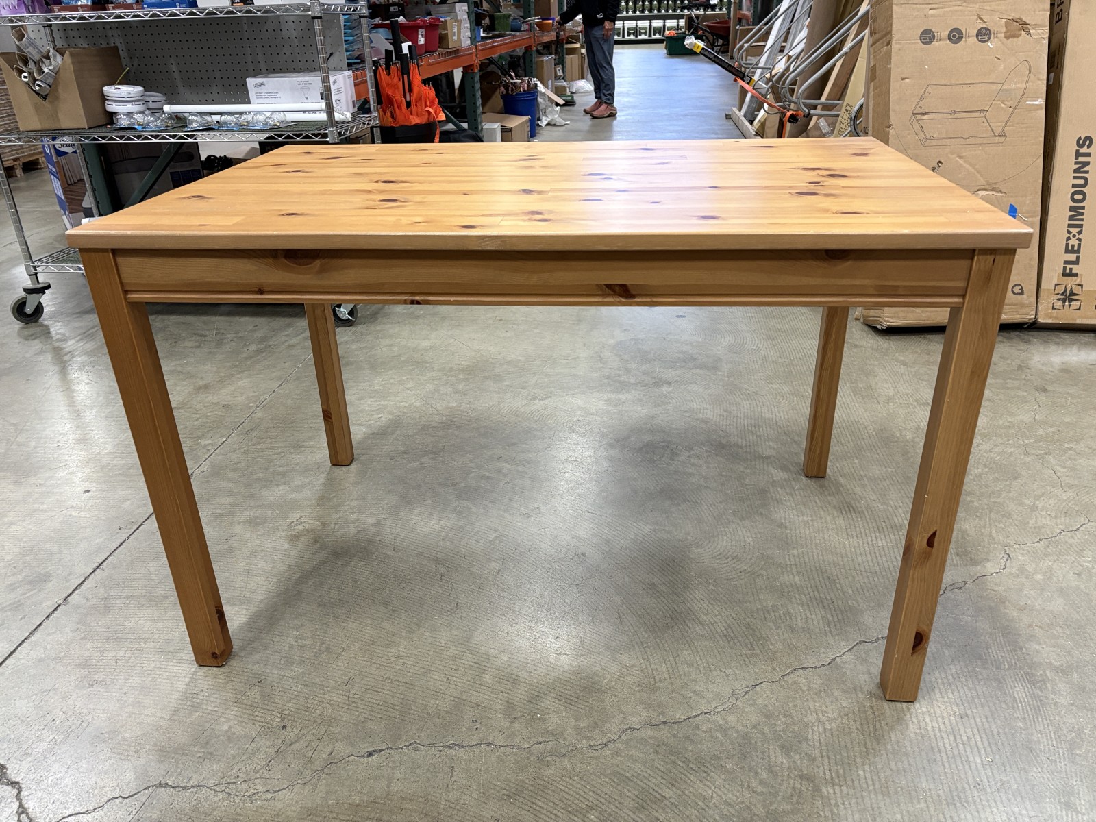 IKEA Jokkmokk Natural Finish Pine Dining Table with 4 Chairs