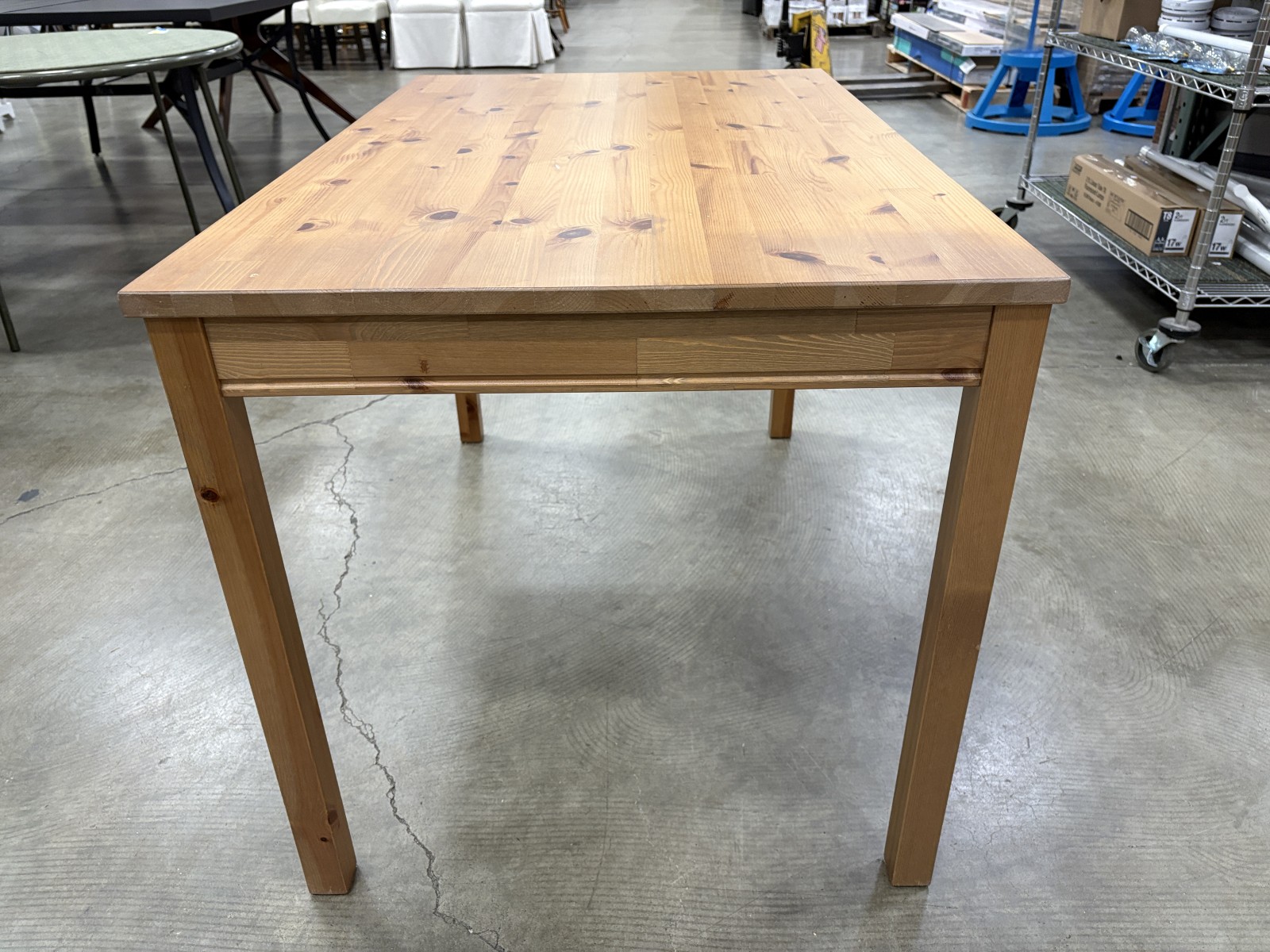 IKEA Jokkmokk Natural Finish Pine Dining Table with 4 Chairs
