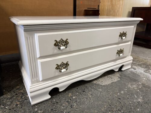White Shabby Chic Storage Chest