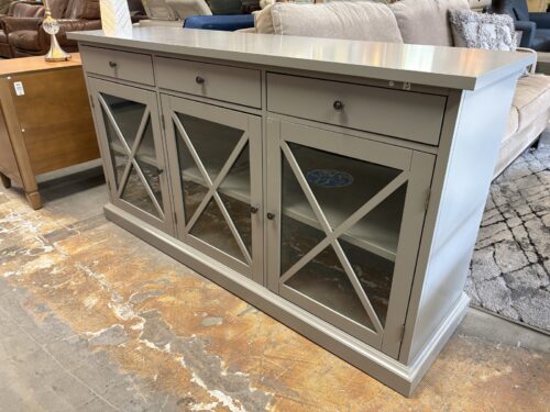 NEW! HOME DECORATORS COLLECTION Hampton Gray Buffet (Bellevue)