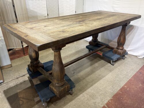 WORLD MARKET Rustic Java Greyson Fixed Dining Table