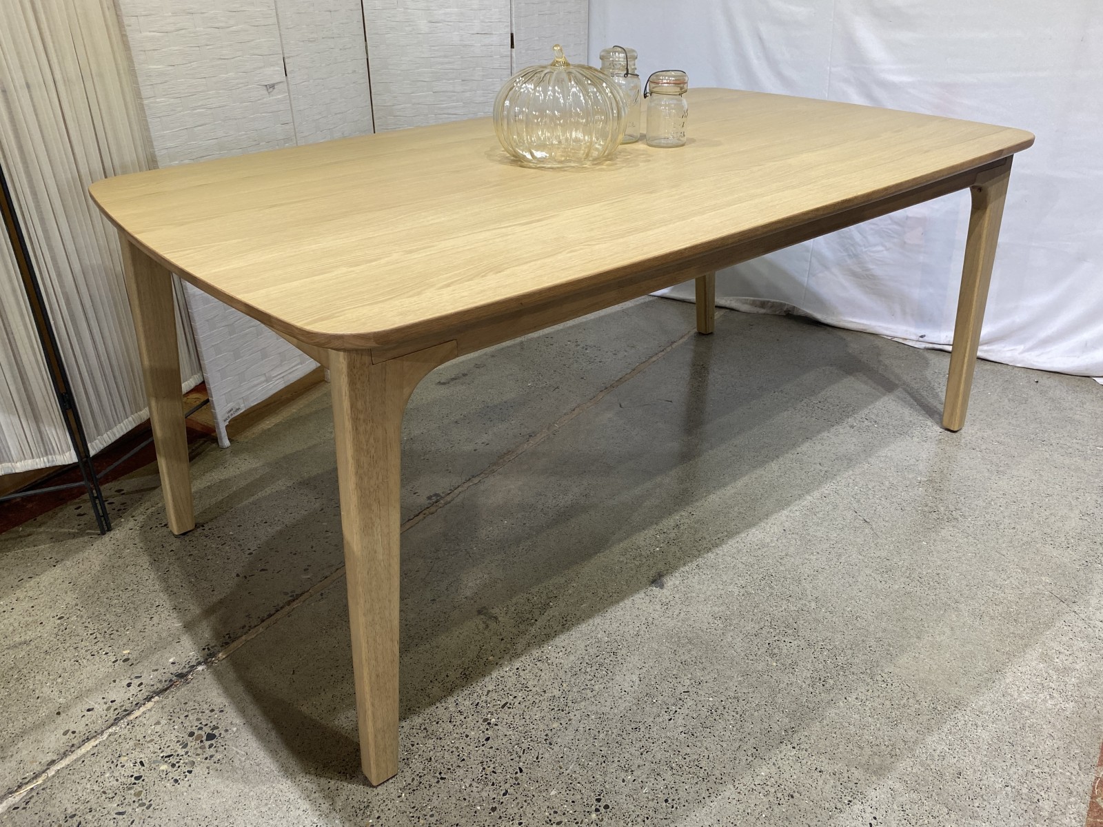 NEW! ARTICLE Plumas 71″ Dining Table – White Oak