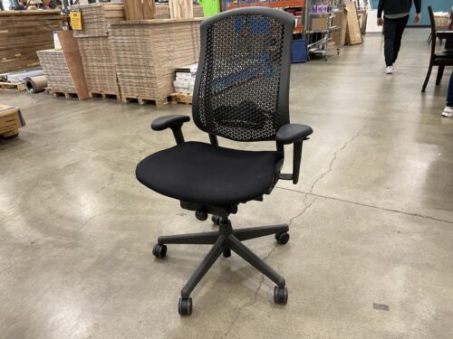 HERMAN MILLER Celle Chair in Black Featuring Cellular Suspension Back