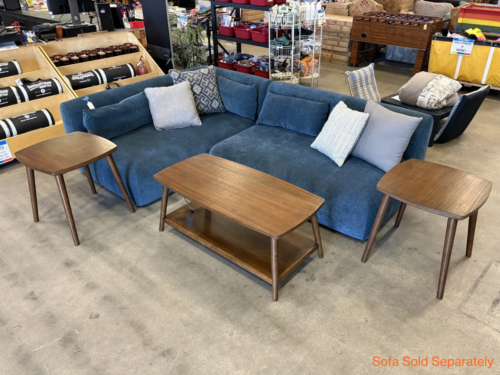 NEW! SIGNATURE DESIGN BY ASHLEY Lyncott MCM Inspired 2 Tier Coffee Table and End Table Set (Set of 3) (Southcenter)