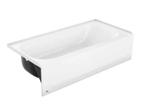 NEW! BOOTZ Aloha Porcelain Enameled Steel Left-Side Drain Bathtub