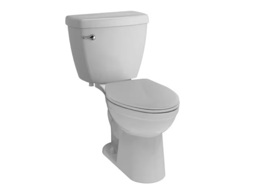 NEW! DELTA Foundations 2-Piece 1.28 GPF Single Flush Round Toilet in White