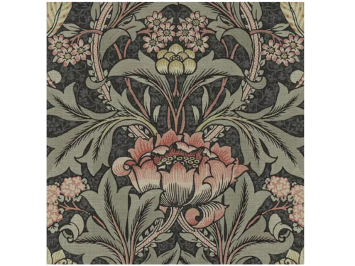 NEW! NEXTWALL Peel&Stick Wallpaper Rolls - Acanthus Flora Charcoal & Rosewood Model # NW41501 (Set of 2)