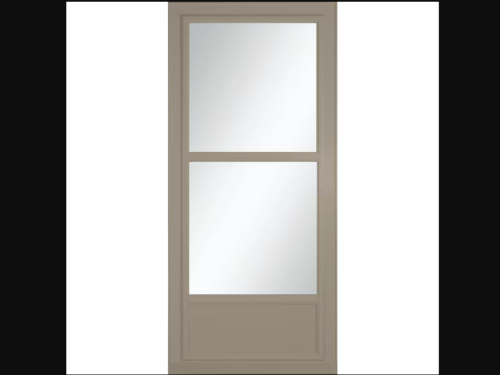 NEW! LARSON Classic Elegance 32" Midview Storm Door - Sandstone Model # 14606091