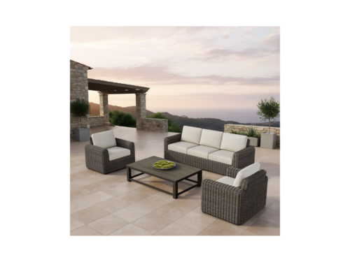 NEW! VERDANA CLASSICS Salina 4 Piece Outdoor Patio Seating Set
